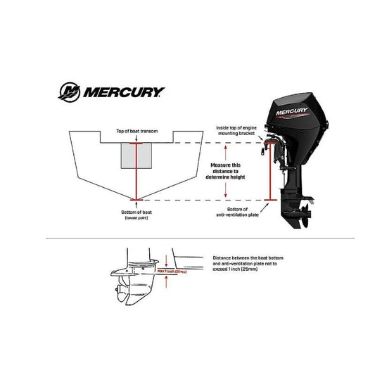 Mercury 4HP Tiller FourStroke Outboard Motor