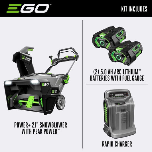 EGO SNT2102 21″ Cordless Snow Blower Kit