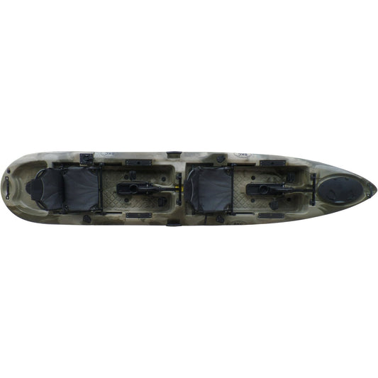 BKC PK14 14′ Tandem Sit-On-Top Pedal Drive Kayak