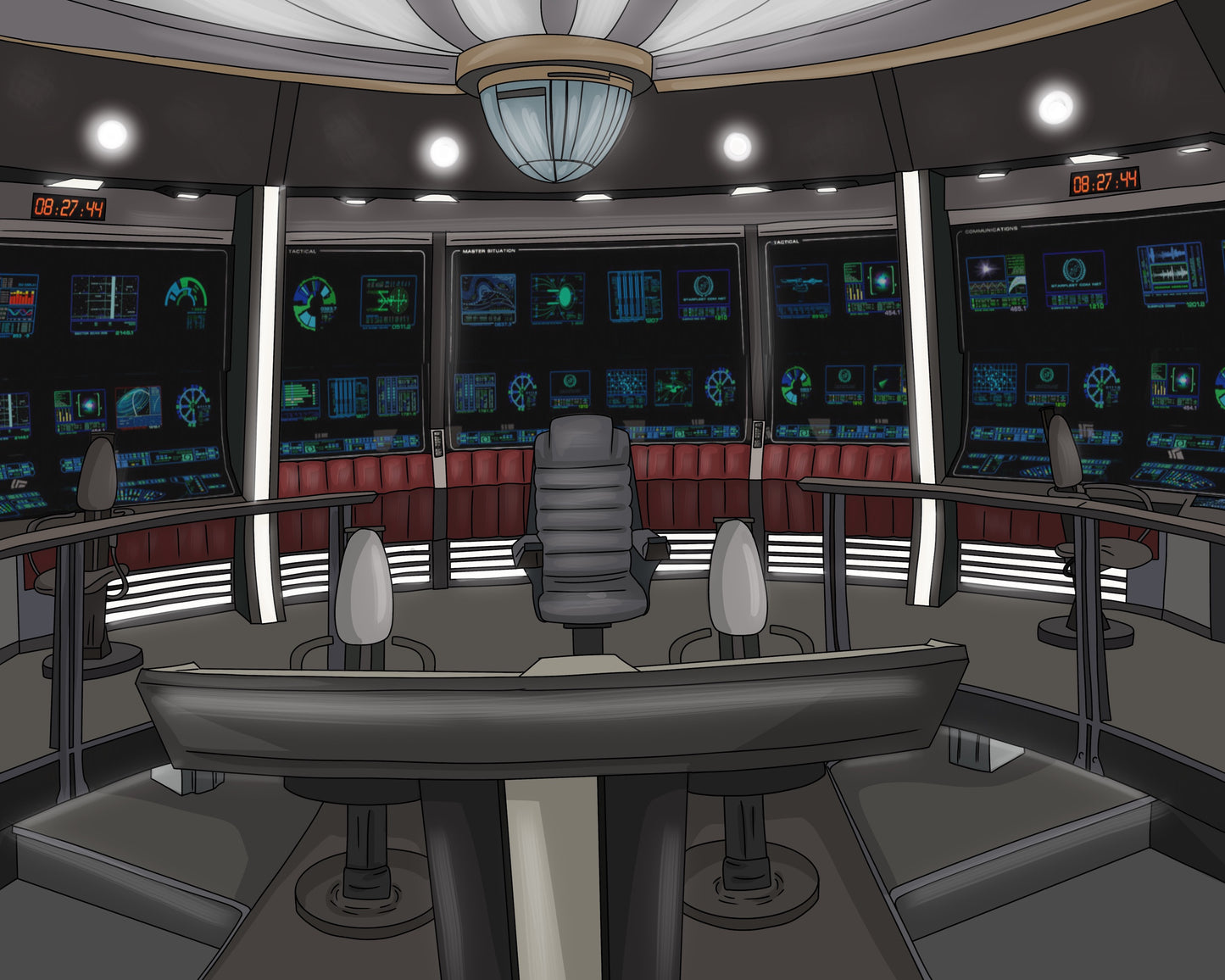 Custom Starship Crew Member Portrait – Personalized Trekkie Art