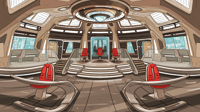Custom Starship Crew Member Portrait – Personalized Trekkie Art