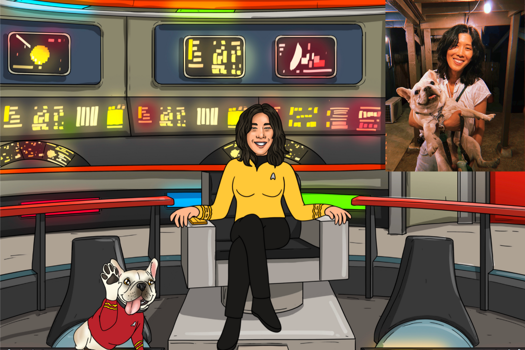 Custom Starship Crew Member Portrait – Personalized Trekkie Art