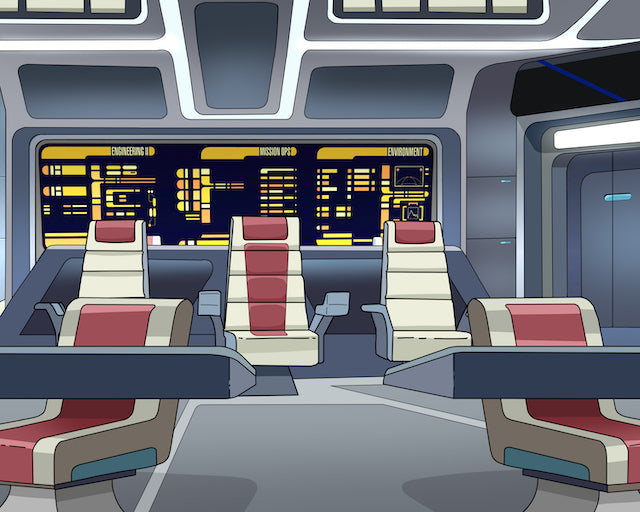 Custom Starship Crew Member Portrait – Personalized Trekkie Art