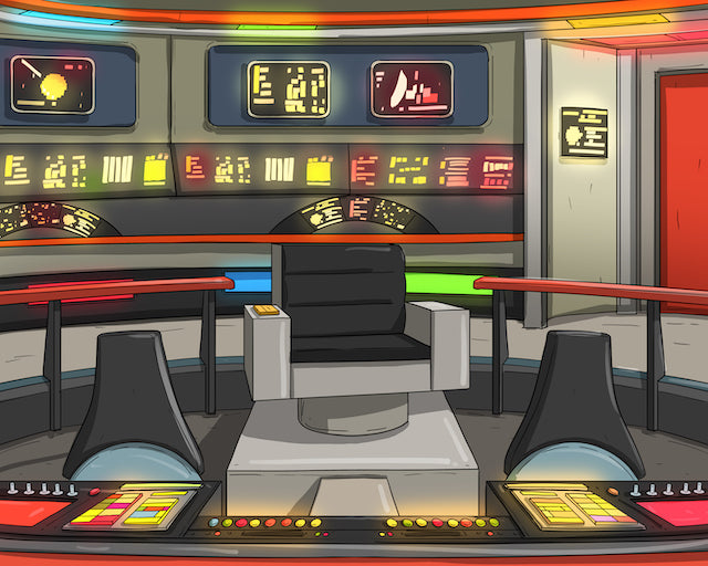 Custom Starship Crew Member Portrait – Personalized Trekkie Art