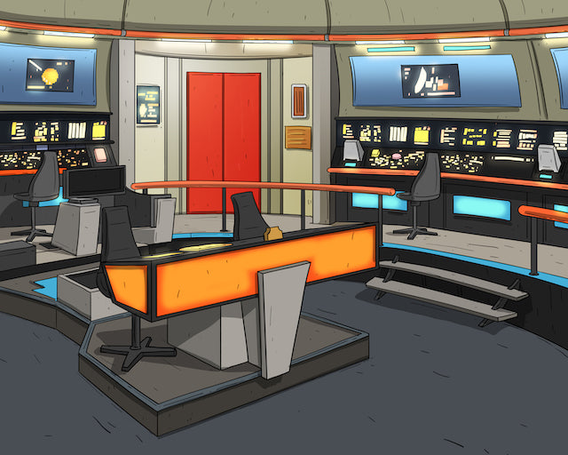 Custom Starship Crew Member Portrait – Personalized Trekkie Art