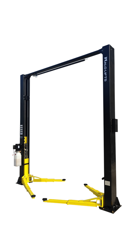 Halo Lifts Clear Floor 2 Post Car Lift