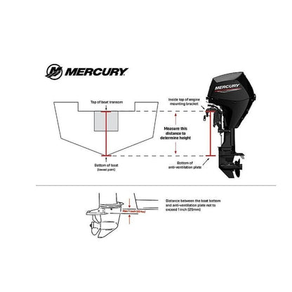 Mercury 4HP Tiller FourStroke Outboard Motor