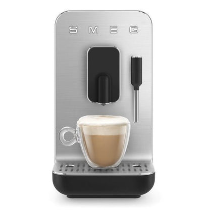 Fully Automatic Coffee & Espresso Machine with Steaming Wand – Black