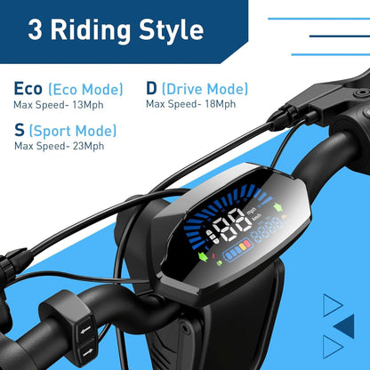 Hiboy X300 Electric Scooter, 700W Peak Motor, 12″ Pneumatic Tires, 23 Mph & 38 Miles Range, Folding Commuter Electric Scooter for Adults
