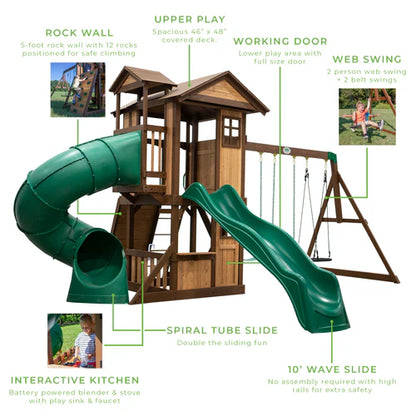 Backyard Discovery Tacoma Falls Swing Set