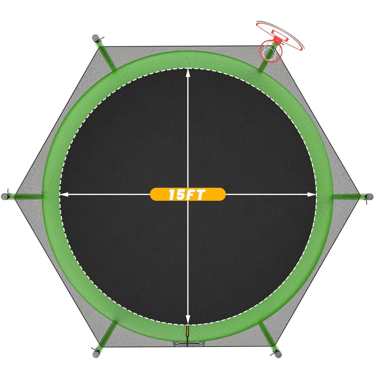 JumpFlex HERO 15ft Trampoline