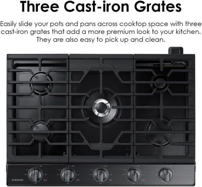 Samsung 36″ Gas Cooktop NA36N6555TS