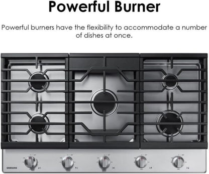 Samsung 36″ Gas Cooktop NA36R5310FS