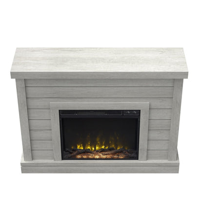 Alaya Wall Mounted Electric Fireplace Sand & Stable Finish