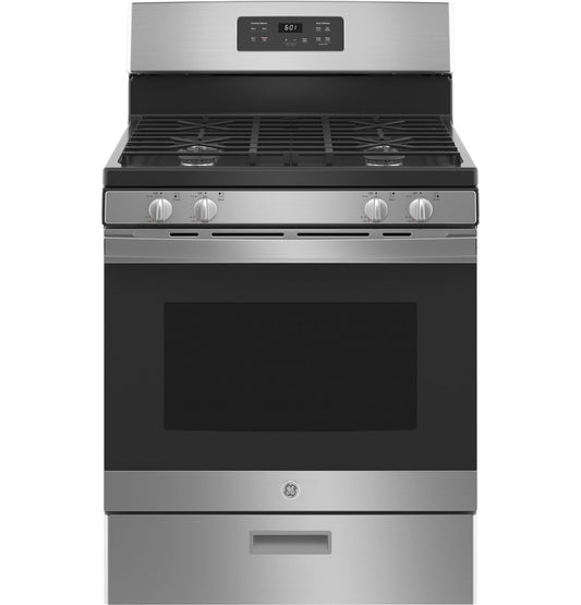 GE 30″ Freestanding Gas Range JGBS61RPSS