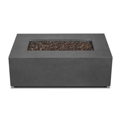 Real Flame Aegean 42″ Rectangle Propane Gas Outdoor Fire Table