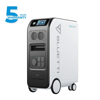 BLUETTI EP500Pro Solar Power Station | 5100Wh | 6000W | 2400W Solar Input