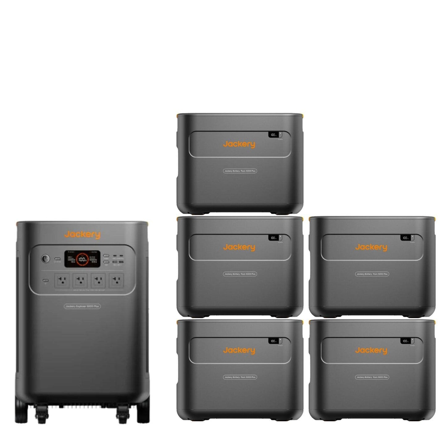 Jackery Explorer 5000 Plus Whole-Home Backup | 5040Wh | 7200W | 4000W Solar Input