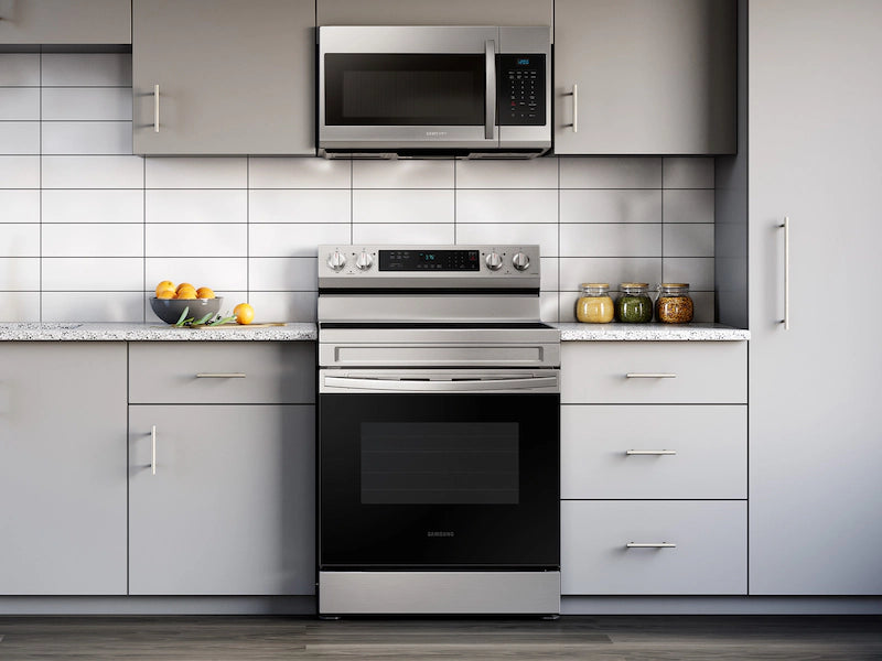 Samsung 6.3 Cu. Ft. Smart Freestanding Electric Range NE63A6311SS