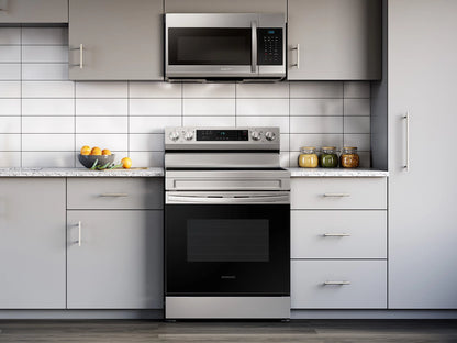 Samsung 6.3 Cu. Ft. Smart Freestanding Electric Range NE63A6311SS