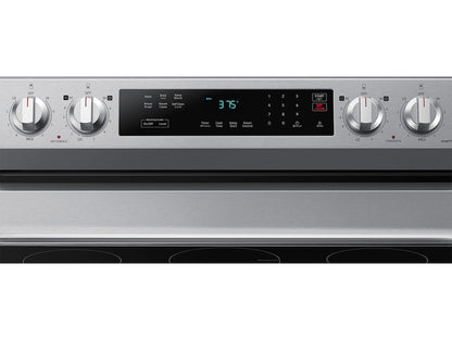 Samsung 6.3 Cu. Ft. Smart Freestanding Electric Range NE63A6311SS