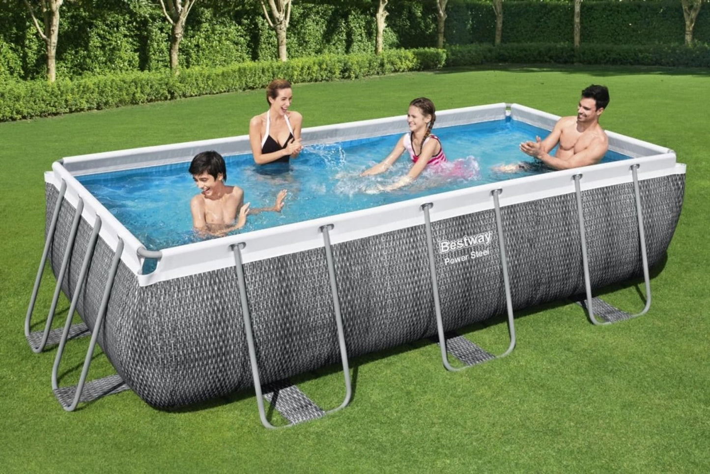Bestway Power Steel Above Ground Framed Pool 56721-3