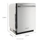 KitchenAid 24 Inch Wide 13 Place Setting Built-In Top Control Dishwasher with Third Level Utensil Rack